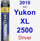 Driver Wiper Blade for 2010 GMC Yukon XL 2500 - Assurance