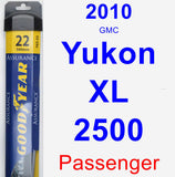 Passenger Wiper Blade for 2010 GMC Yukon XL 2500 - Assurance