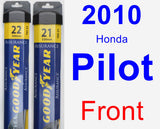 Front Wiper Blade Pack for 2010 Honda Pilot - Assurance