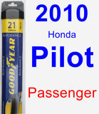 Passenger Wiper Blade for 2010 Honda Pilot - Assurance