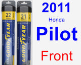 Front Wiper Blade Pack for 2011 Honda Pilot - Assurance