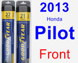 Front Wiper Blade Pack for 2013 Honda Pilot - Assurance