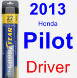 Driver Wiper Blade for 2013 Honda Pilot - Assurance