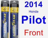 Front Wiper Blade Pack for 2014 Honda Pilot - Assurance