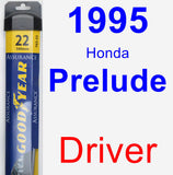 Driver Wiper Blade for 1995 Honda Prelude - Assurance
