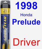 Driver Wiper Blade for 1998 Honda Prelude - Assurance