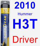 Driver Wiper Blade for 2010 Hummer H3T - Assurance