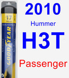 Passenger Wiper Blade for 2010 Hummer H3T - Assurance
