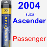 Passenger Wiper Blade for 2004 Isuzu Ascender - Assurance