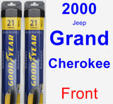 Front Wiper Blade Pack for 2000 Jeep Grand Cherokee - Assurance