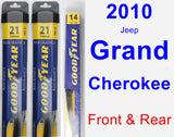 Front & Rear Wiper Blade Pack for 2010 Jeep Grand Cherokee - Assurance