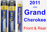 Front & Rear Wiper Blade Pack for 2011 Jeep Grand Cherokee - Assurance