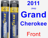 Front Wiper Blade Pack for 2011 Jeep Grand Cherokee - Assurance