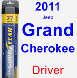 Driver Wiper Blade for 2011 Jeep Grand Cherokee - Assurance