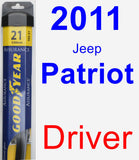 Driver Wiper Blade for 2011 Jeep Patriot - Assurance