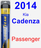 Passenger Wiper Blade for 2014 Kia Cadenza - Assurance