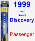 Passenger Wiper Blade for 1999 Land Rover Discovery - Assurance