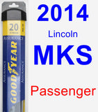 Passenger Wiper Blade for 2014 Lincoln MKS - Assurance