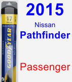 Passenger Wiper Blade for 2015 Nissan Pathfinder - Assurance