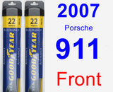 Front Wiper Blade Pack for 2007 Porsche 911 - Assurance