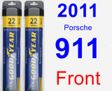 Front Wiper Blade Pack for 2011 Porsche 911 - Assurance