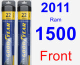 Front Wiper Blade Pack for 2011 Ram 1500 - Assurance