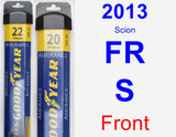Front Wiper Blade Pack for 2013 Scion FR-S - Assurance