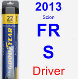 Driver Wiper Blade for 2013 Scion FR-S - Assurance