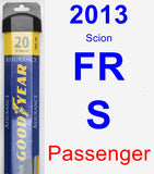 Passenger Wiper Blade for 2013 Scion FR-S - Assurance