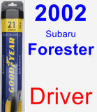 Driver Wiper Blade for 2002 Subaru Forester - Assurance