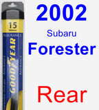 Rear Wiper Blade for 2002 Subaru Forester - Assurance