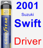Driver Wiper Blade for 2001 Suzuki Swift - Assurance