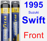 Front Wiper Blade Pack for 1995 Suzuki Swift - Assurance