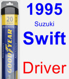 Driver Wiper Blade for 1995 Suzuki Swift - Assurance