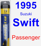 Passenger Wiper Blade for 1995 Suzuki Swift - Assurance