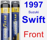 Front Wiper Blade Pack for 1997 Suzuki Swift - Assurance