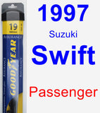 Passenger Wiper Blade for 1997 Suzuki Swift - Assurance
