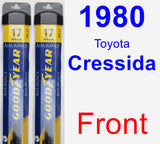 Front Wiper Blade Pack for 1980 Toyota Cressida - Assurance