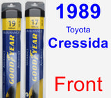 Front Wiper Blade Pack for 1989 Toyota Cressida - Assurance
