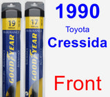 Front Wiper Blade Pack for 1990 Toyota Cressida - Assurance