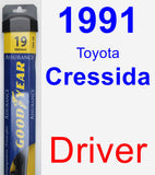 Driver Wiper Blade for 1991 Toyota Cressida - Assurance