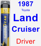 Driver Wiper Blade for 1987 Toyota Land Cruiser - Assurance