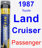 Passenger Wiper Blade for 1987 Toyota Land Cruiser - Assurance