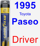 Driver Wiper Blade for 1995 Toyota Paseo - Assurance