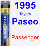 Passenger Wiper Blade for 1995 Toyota Paseo - Assurance