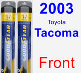 Front Wiper Blade Pack for 2003 Toyota Tacoma - Assurance