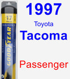 Passenger Wiper Blade for 1997 Toyota Tacoma - Assurance