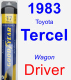 Driver Wiper Blade for 1983 Toyota Tercel - Assurance