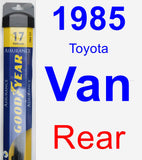 Rear Wiper Blade for 1985 Toyota Van - Assurance