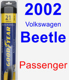Passenger Wiper Blade for 2002 Volkswagen Beetle - Assurance